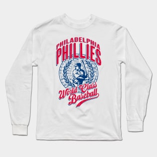 Vintage PHILLIES World Class Baseball Long Sleeve T-Shirt